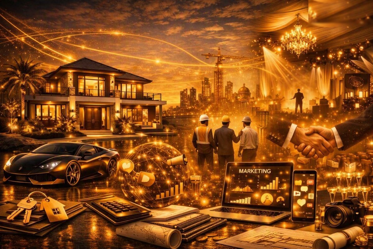 Kiran's Global Hub — property, automobiles, construction, and digital growth, all in one hub